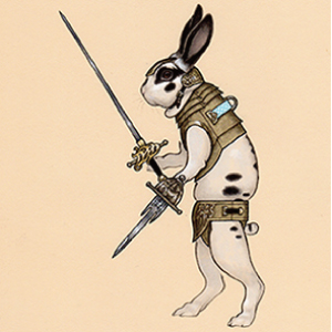 武装せるウサギ