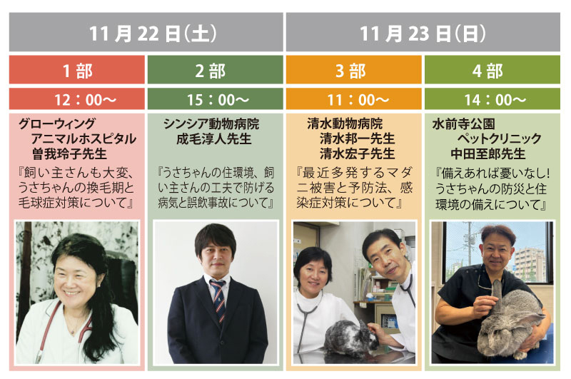 うさフェスタ秋2025獣医師講習会